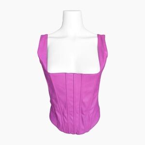 7 For All Mankind Pink Crop Top